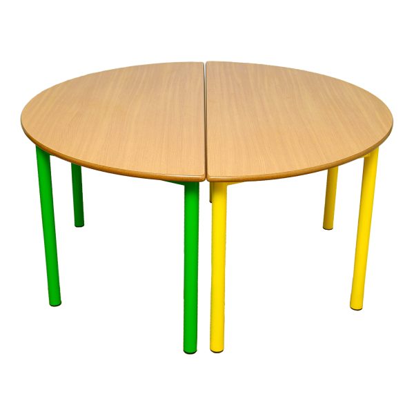 Table demi cercle - Dim 1m,20 x 0m,60 - réf 532