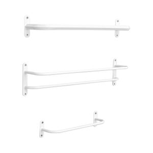 Porte serviette en acier peint epoxy